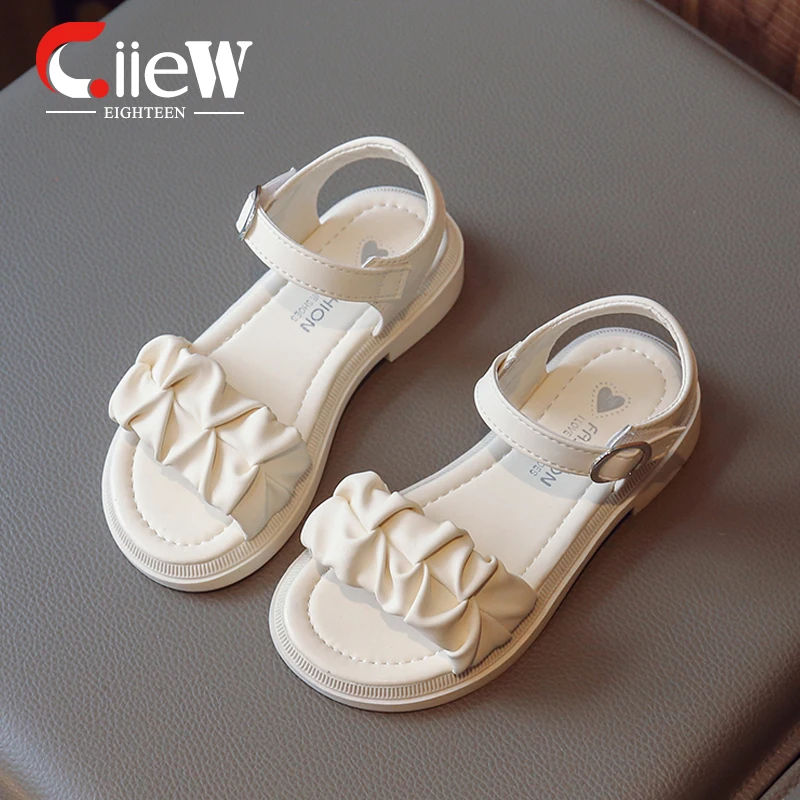 

Летние сандалии для девочек, сказочные Детские босоножки, плоская подошва, плоская подошва, легкие, размер 26-36