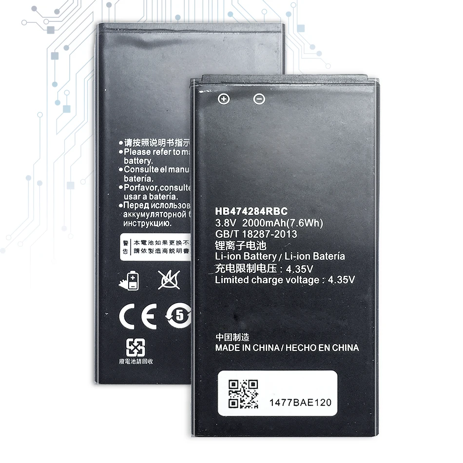 Аккумулятор для Huawei HB474284RBC, для HUAWEI Honor 3C Lite 3CLite C8816 Y550 Y560 Y625 Y635 G521 G620 Y5