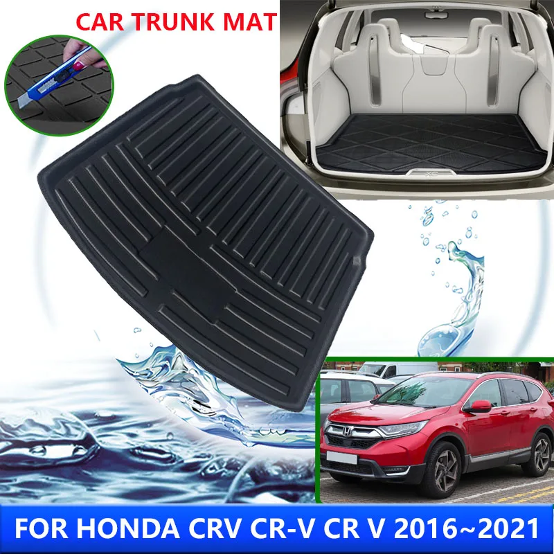 

Trunk Mat For Honda CR-V 2020 2018 2019 CRV 5th gen CR V 2017~2022 Luggage Floor Tray Carpet Anti-mud Waterproof Pad Accessories