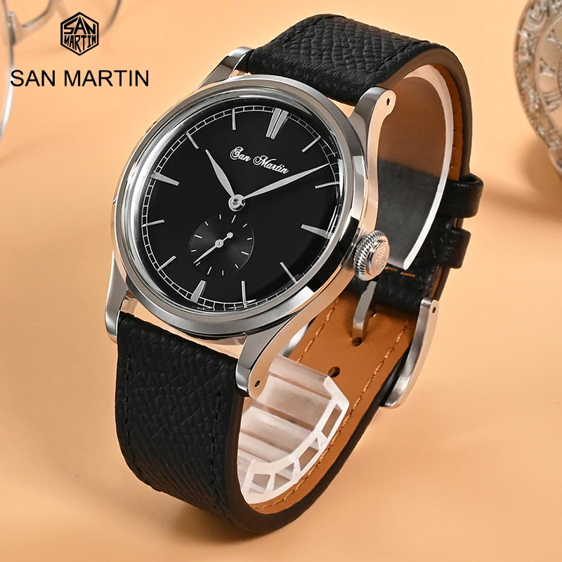 

San Martin 38mm Fashion Casual Sports Watch Men Military Watch Ronda 715 Stainless Steel Waterproof Quartz Watch Reloj Hombre