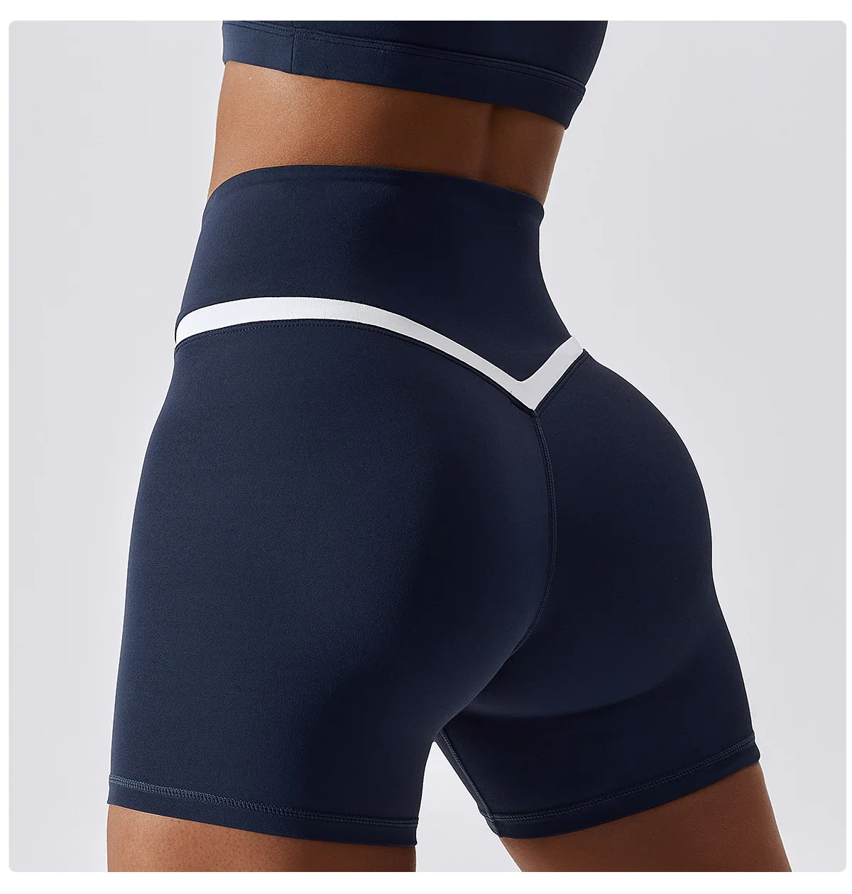 Wyplosz Shorts For Fitness Yoga Compression Vital Nude Women Sports Running High Elastic Gym Soft Push Up Comfortable Splicing
