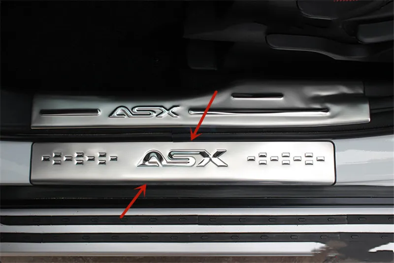 

For Mitsubishi ASX 2013-2019 High-quality stainless steel car threshold guard plate anti-scratch protection car accessories E