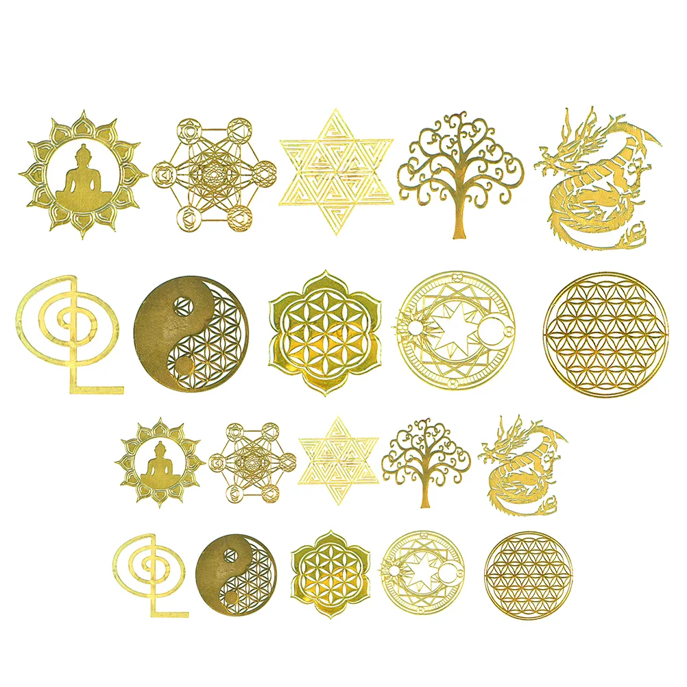 

Stickers Orgone Decals Sticker Copper Resin Pyramid Geometry Energy Metal Tower Orgonite Diy Sacred Crafts Decal Craft Filler