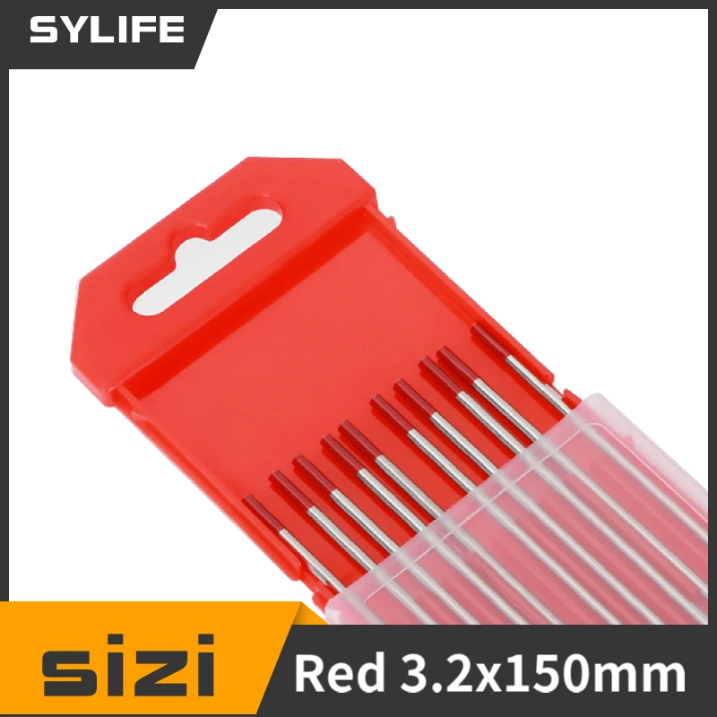 

2% Thoriared 3,2x150 мм WT20, красный Вольфрам для сварки TIG комплект электродов из 10