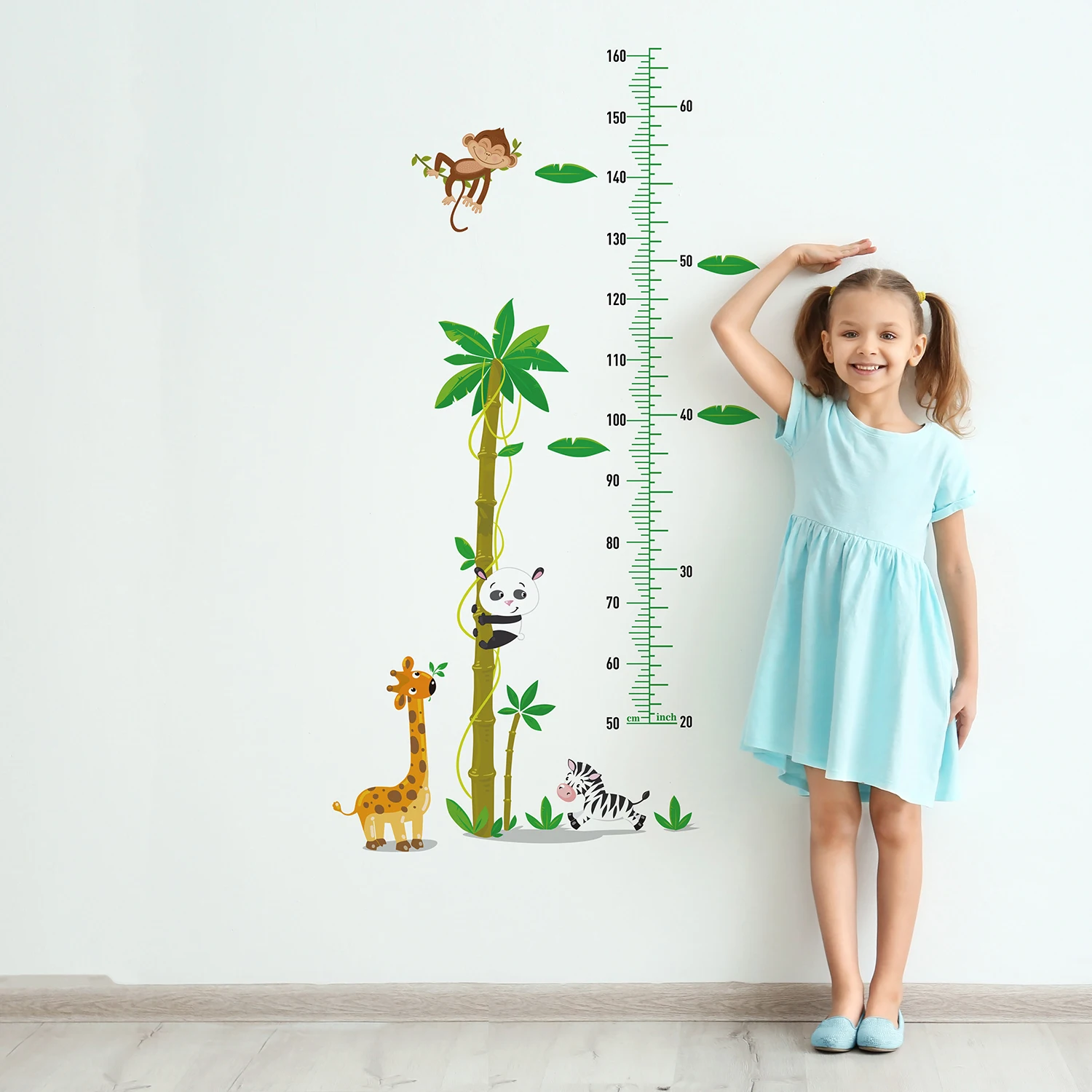

Funlife®Настенные Стикеры с жирафом, водонепроницаемые, с записью роста, для детской комнаты, спальни, детской комнаты, домашний декор