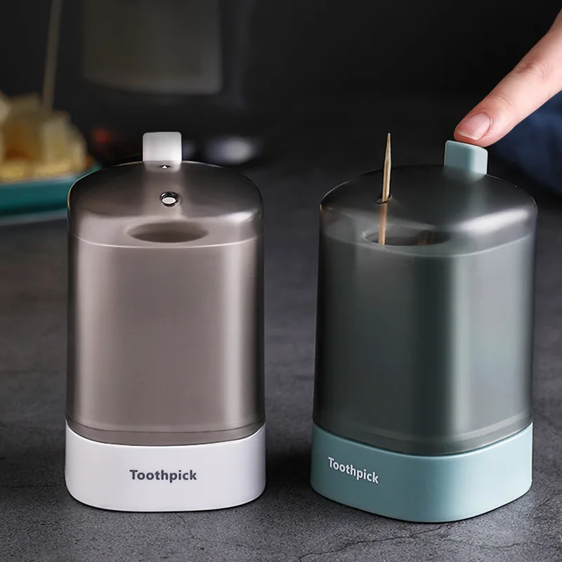 

Automatically Press Toothpick Box Creative Pop-up High-end Restaurant Toothpick Bucket Portable Toothpick Canning Popular