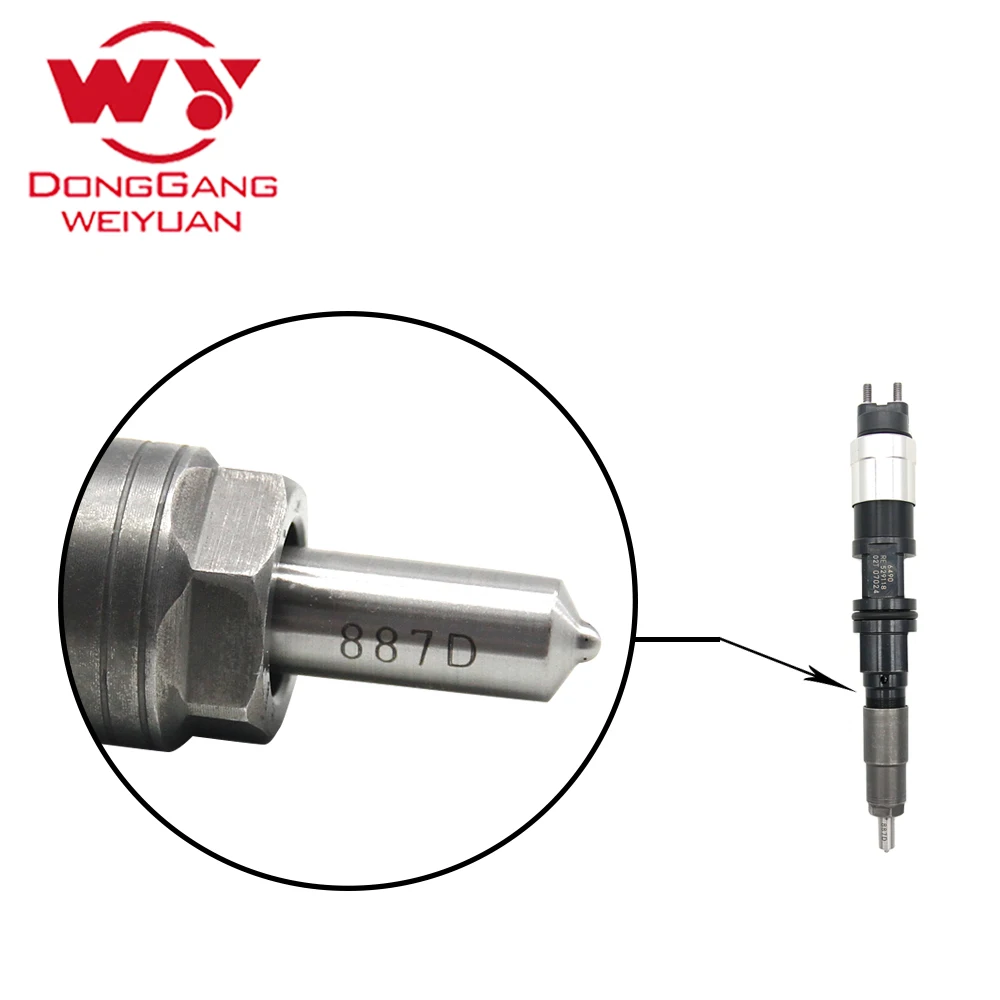 Форсунка системы питания с общей топливной магистралью DZ100217 RE524382 095000-6490 SE501926 для