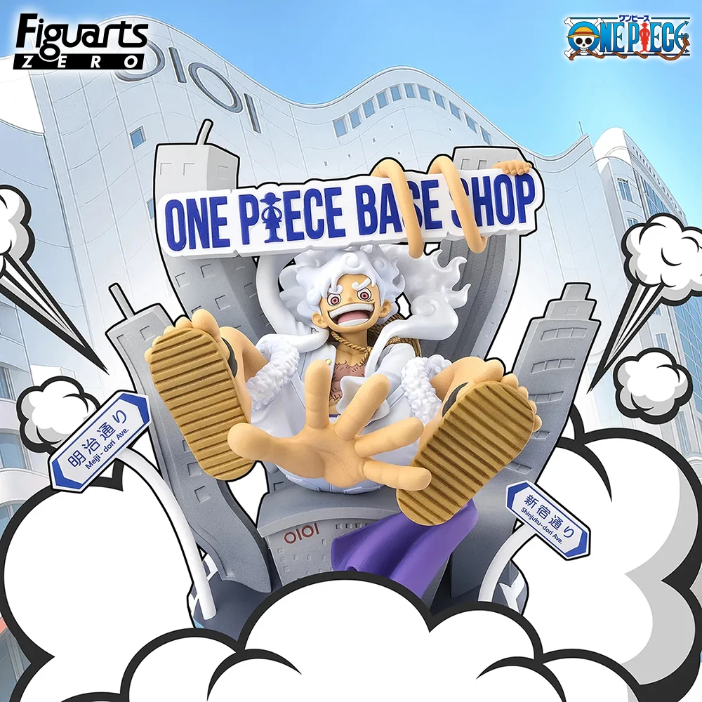 Фото В наличии: Оригинальная коллекционная фигурка BANDAI Limited Figuarts ZERO Gear 5 Luffy Shinjuku Marui, аниме-фигурка, модель игрушки №2