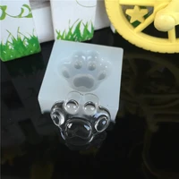 3d dog cat claw shape silicone mold jewelry accessories diy mobile phone decoration epoxy mould fondant cake molds diy tools