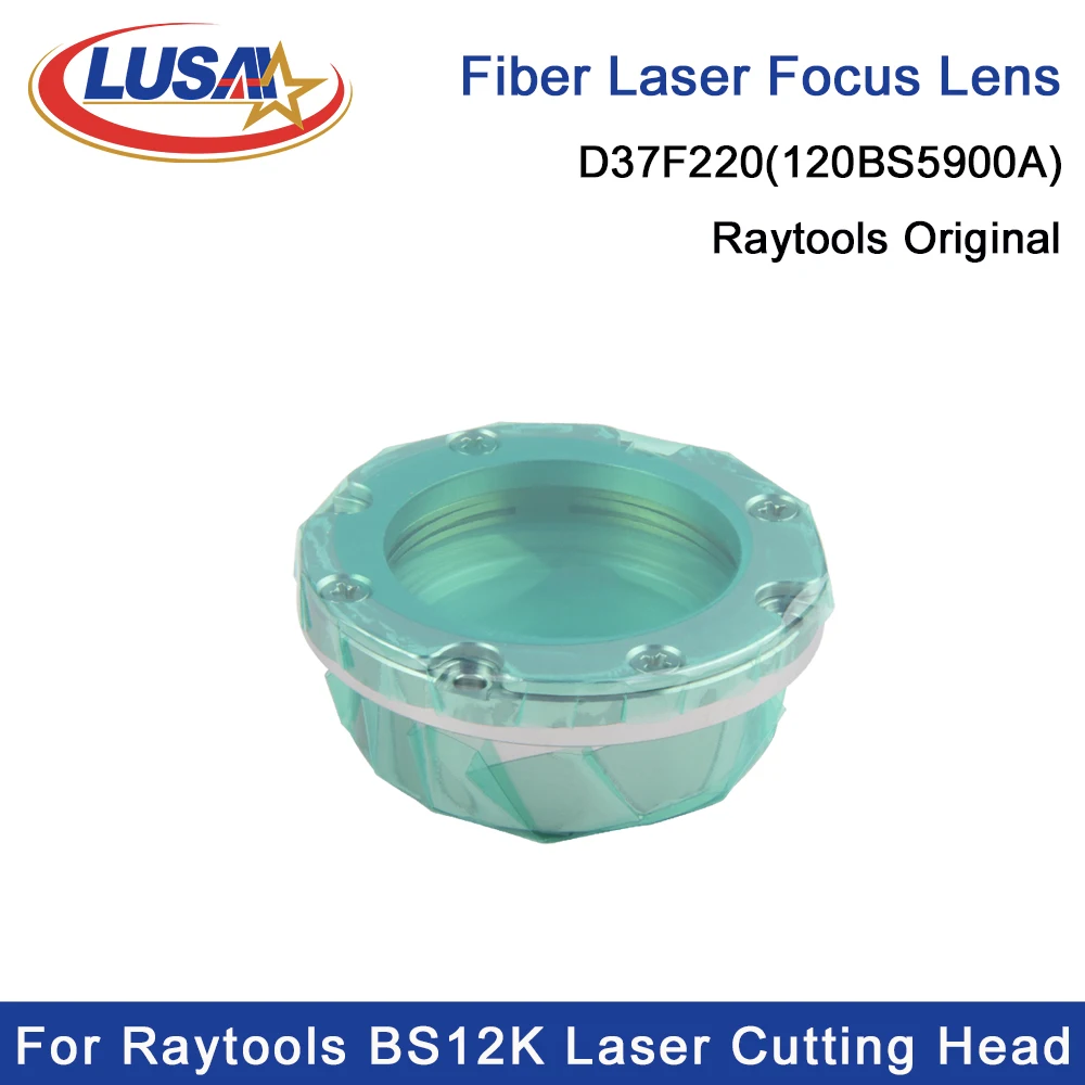 Оригинальная коллиматорная линза Raytools BS12K LUSAI с держателем D37 F100 D37F220 мм для