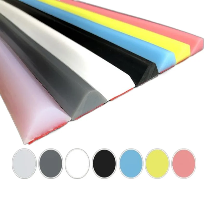 

7 Colors 1M Silicone Bathroom Water Stopper Blocker Shower Dam Dry and Wet Separation Flood Barrier Door Bottom Sealing Strip