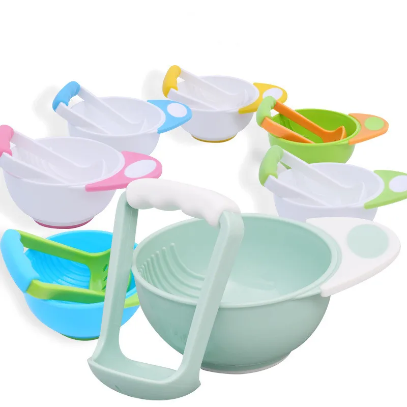 

Infant Complementary Food Grinding Bowl Toddler Manual Food Conditioner Machine Baby Food Supplement Tools Processor For Newborn