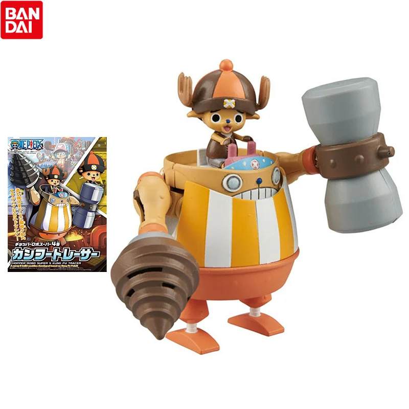 

Bandai One Piece Anime Figure Assembled Model Chopper Robo Super 4 Kung Fu Tracer Genuine Model Ornaments Children Gifts
