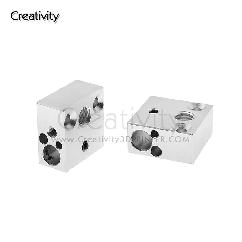 Нагревательный блок CR8 CR10 алюминиевый нагревательный для экструдера 3D-принтера