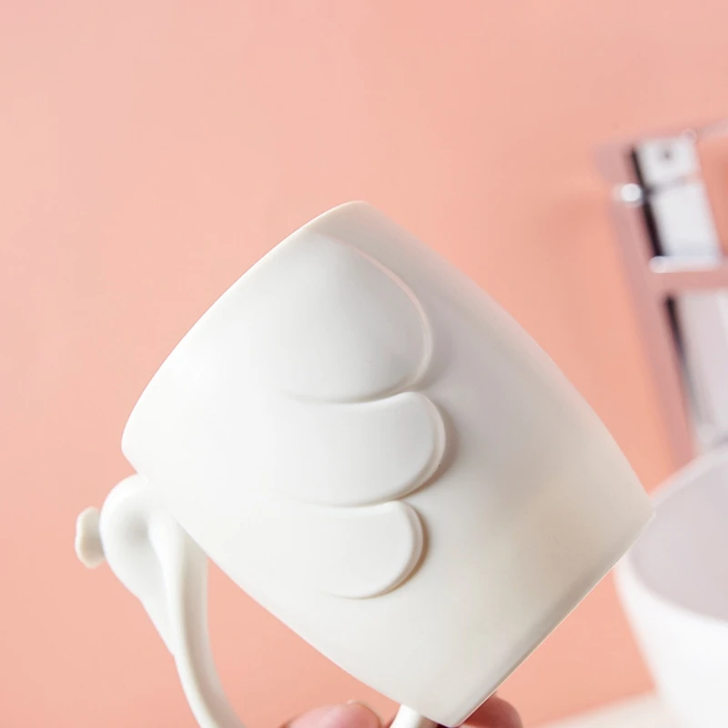 Домашняя креативная пара чашка для чистки рта студенческий лебедь пластиковая