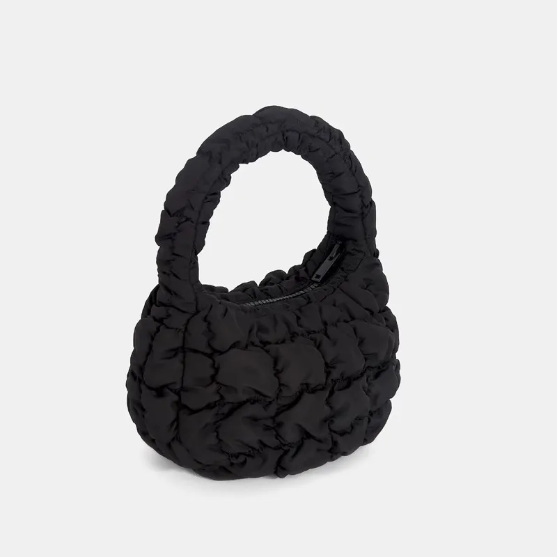 Южная Корея плиссированная сумка-облако женская ниша ручная переноска клетчатая