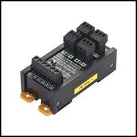 cnc 4 way proximity switch sensor terminal block 2 3 wire npnpnp din rail plc input module photoelectric conversion board plc