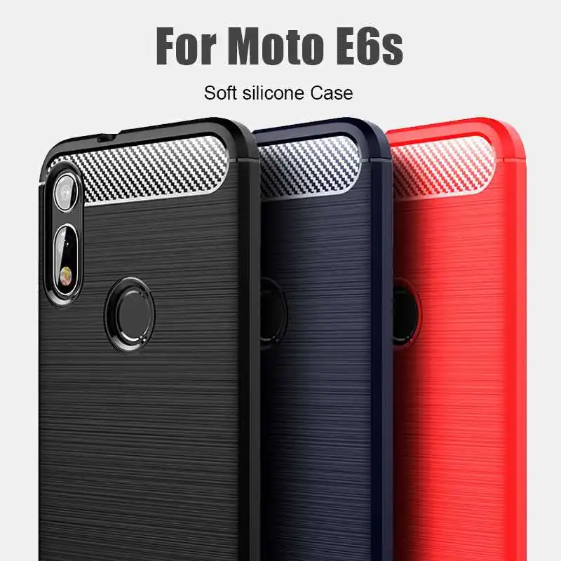 

Katychoi Shockproof Soft Case For Motorola Moto E6s 2020 Phone Case Cover