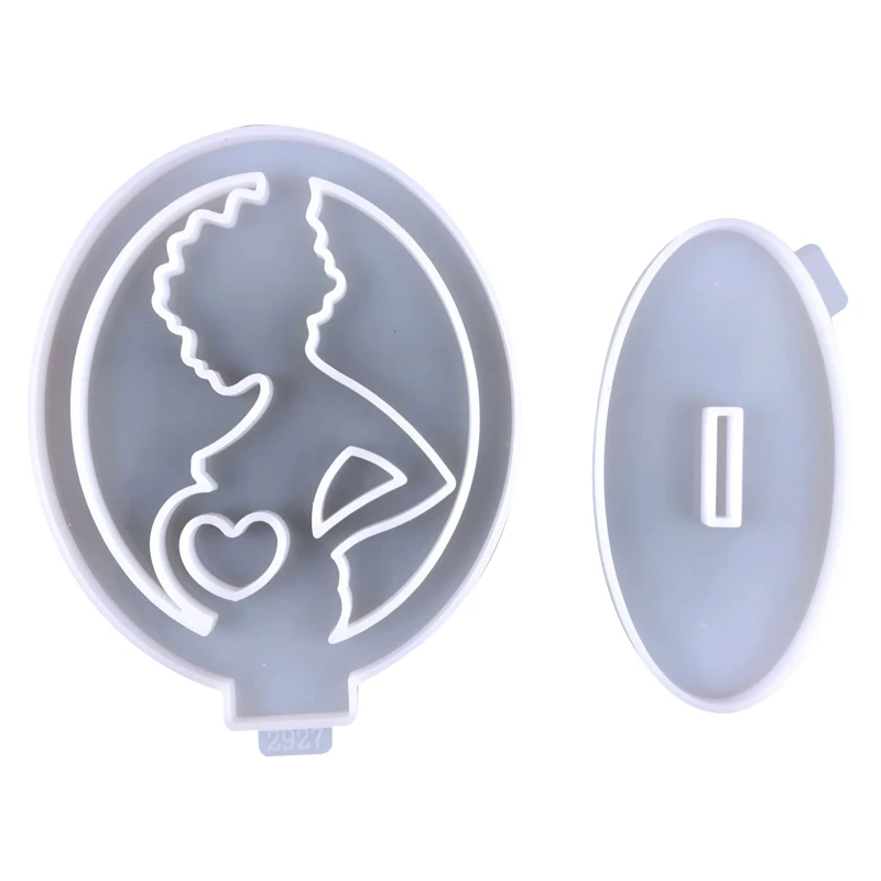 

Mother's Day Desktop Decoration UV Crystal Epoxy Mold Handmade Desk Ornament Resin Silicone Mould DIY Craft Jewelry Mold