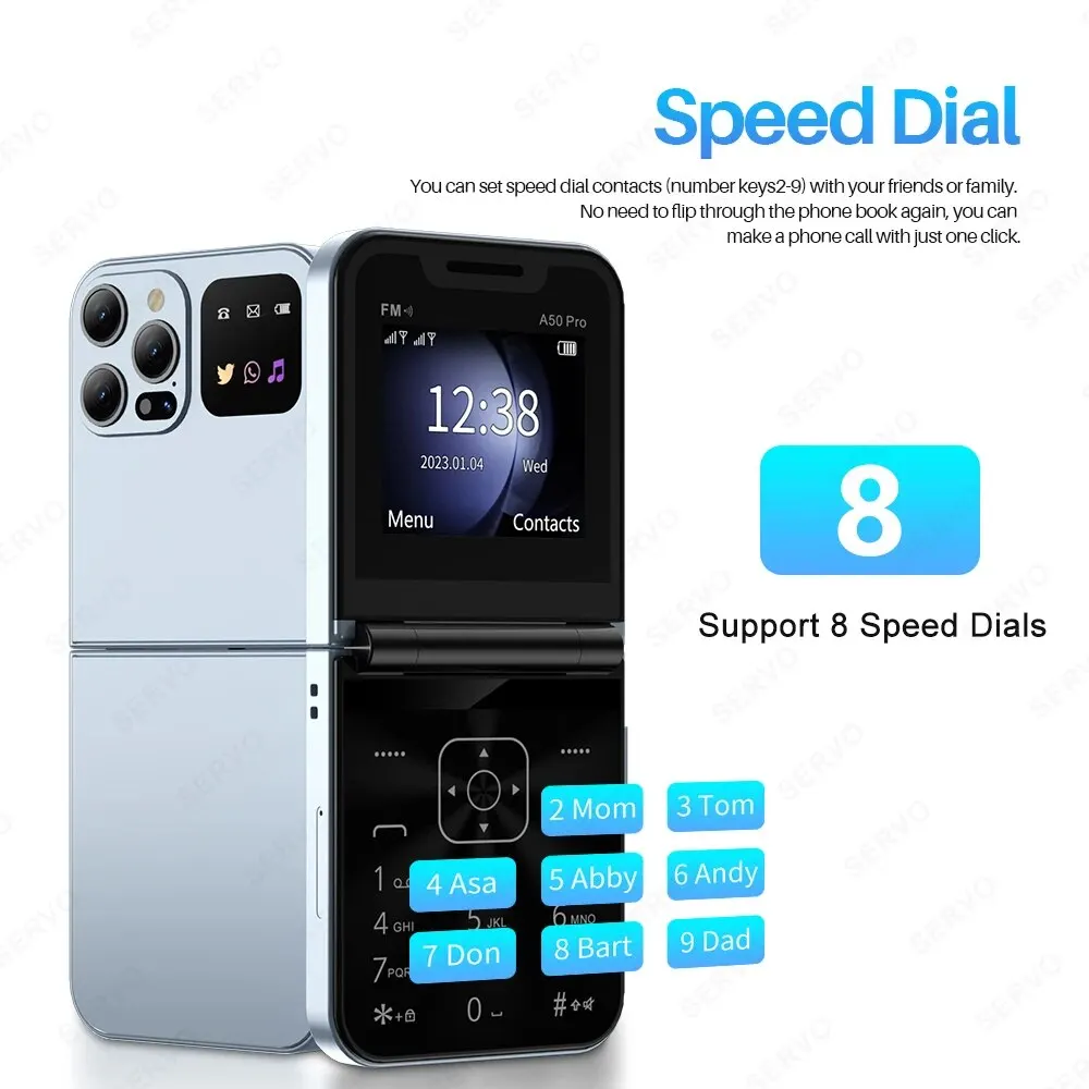 Мобильный телефон Servo A50 Pro с двумя SIM-картами быстрая зарядка запись вызовов в
