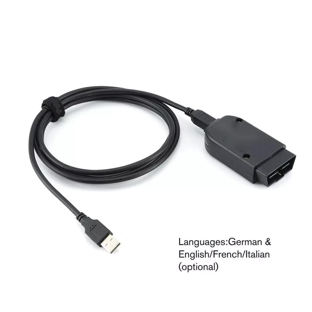 

Диагностический кабель V2 18,9 CAN с USB-интерфейсом для автомобиля с программным обеспечением CD на английском и немецком языках