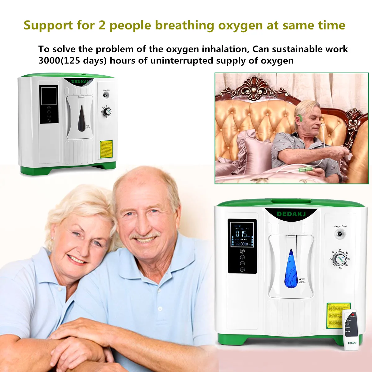 

2L-9L/Min Adjustable Medical oxygen concentrator generator oxygen making machine home 2 People oxygen generating machine