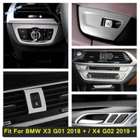 accessories for bmw x3 g01 2018 2022 x4 g02 2019 2021 air condition panel dashboard warning lamp glass lift cover trim