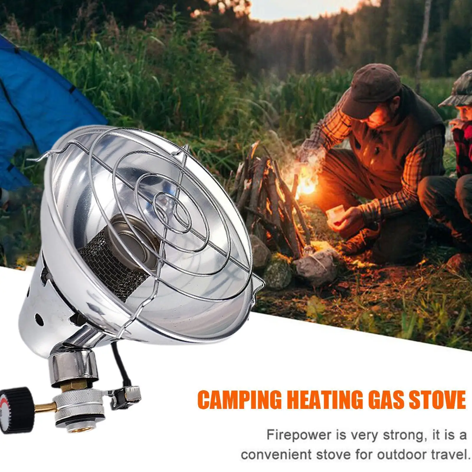 Portable Outdoor Camping Heating Gas Stove Outdoor Camping Winter Stove Heating Gas Tent Travel Heater Heating O1X9