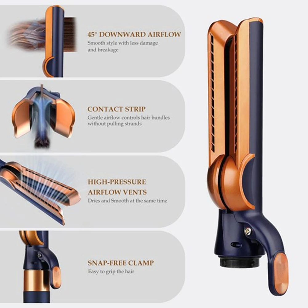Фото Насадка-расческа popop Smoothing Brush & Airflow для фена Dyson Airwrap HS01 HS05 HS08 для придания объема и контроля пушистости волос №5