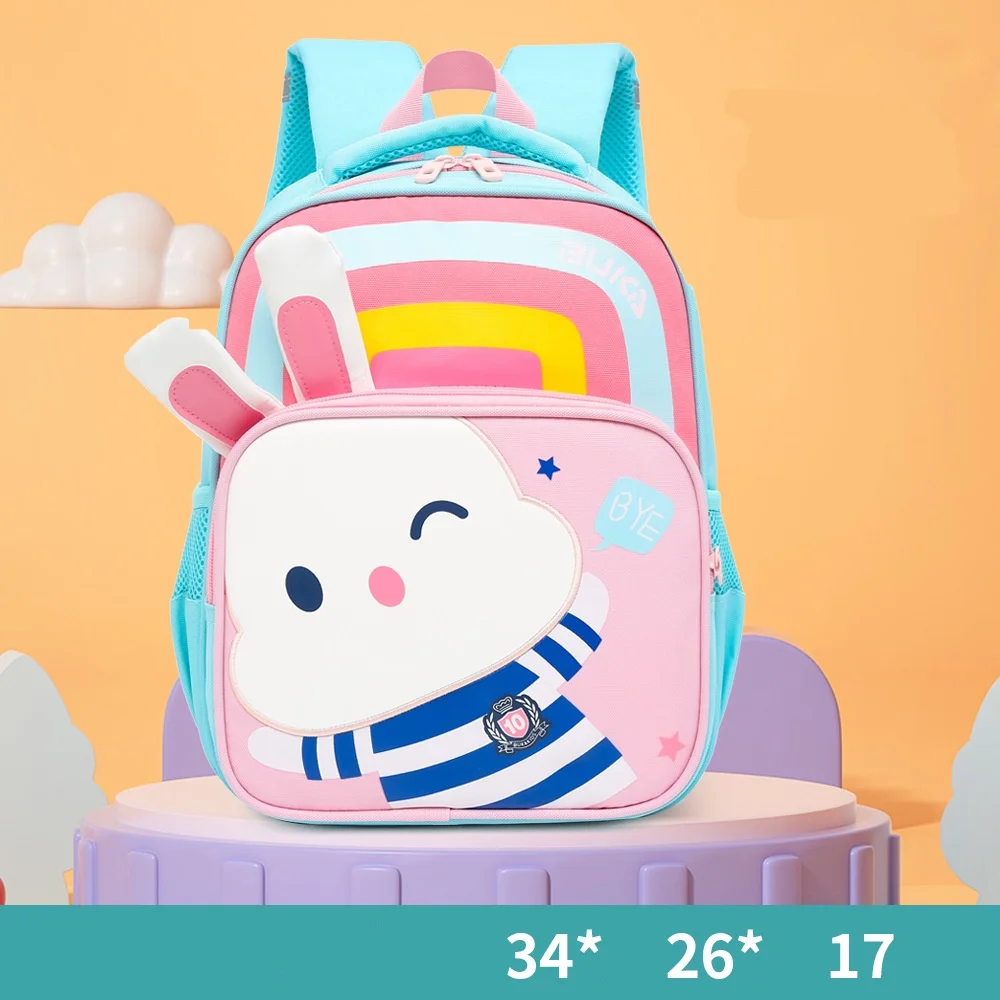 Cute Girls Rabbit Boys Lion Small Schoolbags In Kindergarten New Children Cartoon Animal Backpacks Baby Fashion Snack Bag Hot