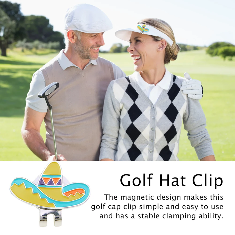 

Golf Hat Clip Cool Design Zinc Alloy Golf Ball Mark Accessories Golf Ball Marker Holder Magnetic Putting Alignment Aiming Tools