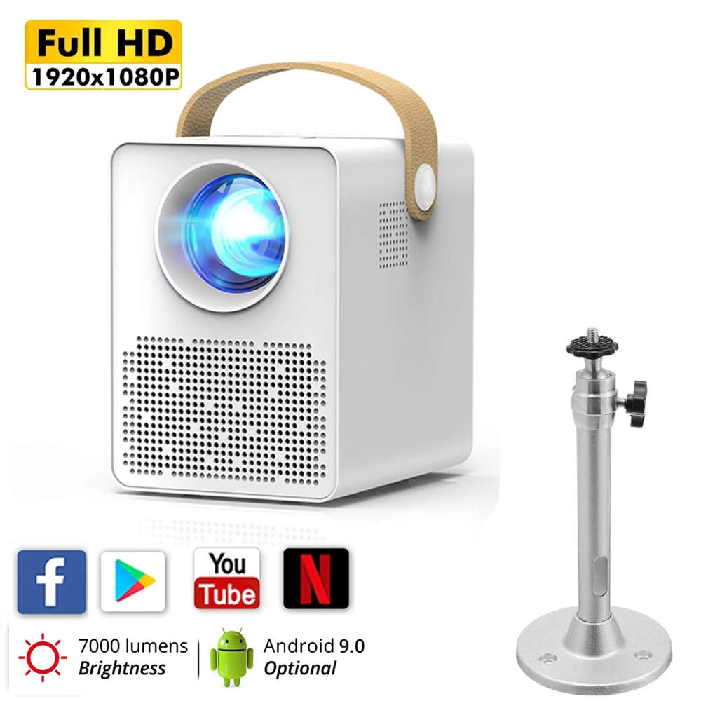 

Global Version Projector 1080P Mini LED Portable WIFI Projector 4K 1920*1080P Native For Movie Game Proyector Phone Beamer DX-3