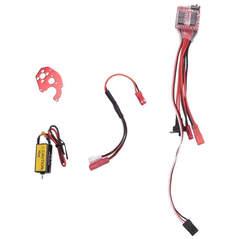 

050 66T Bushed Motor With 30A ESC For 1/24 RC Crawler Axial SCX24 AXI90081 AXI00001 AXI00002 Upgrade Parts