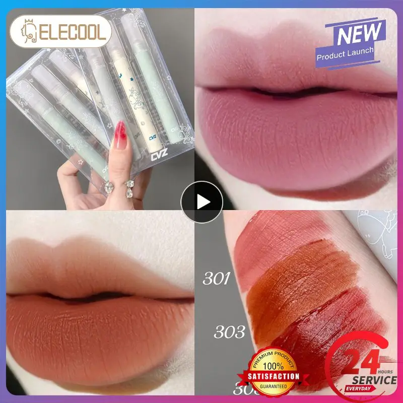 

/Set Smooth Velvet Lip Gloss Combo Intense Color Tint Lasting Comfort Liquid Lipstick Lips Makeup Maquiagem Cosmetics TSLM1