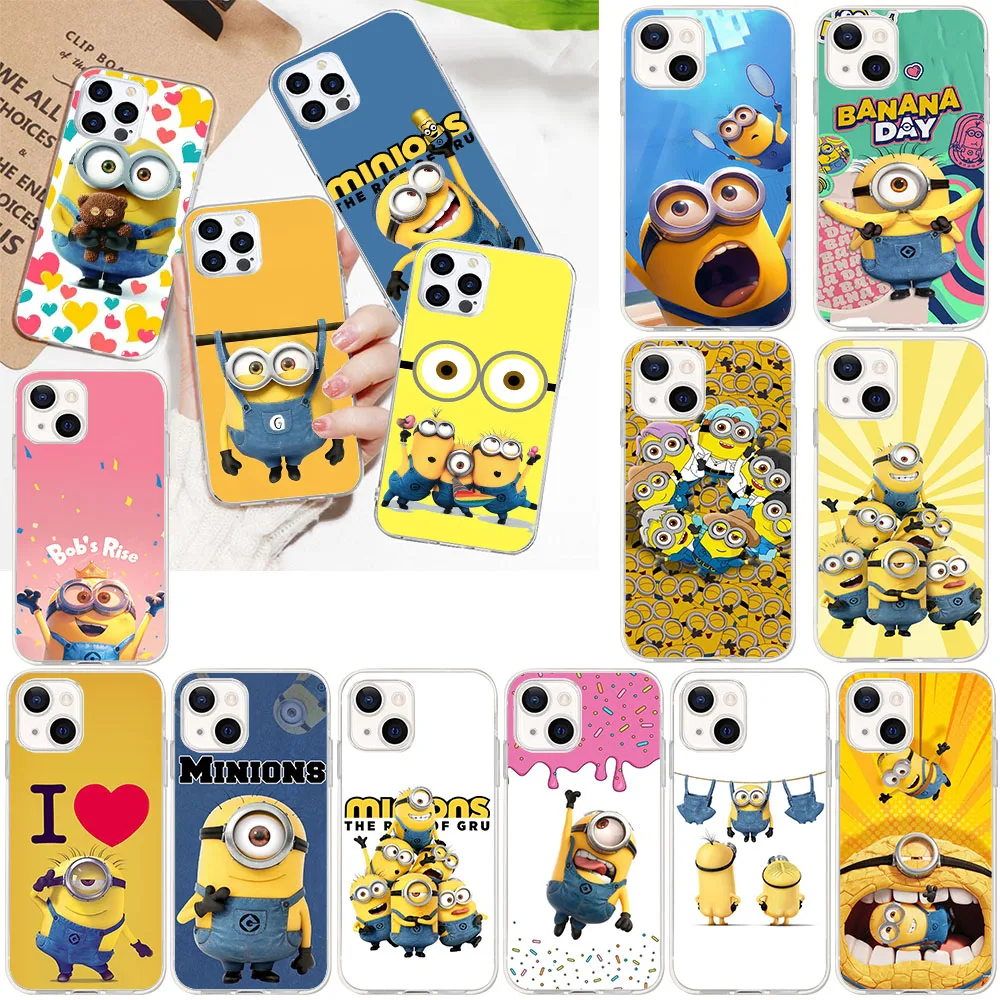 UR-11 Силиконовый чехол с рисунком M-Minions для Moto One Zoom Action Hyper Macro Vision E4 E5 G6 G7 Fusion Play Plus