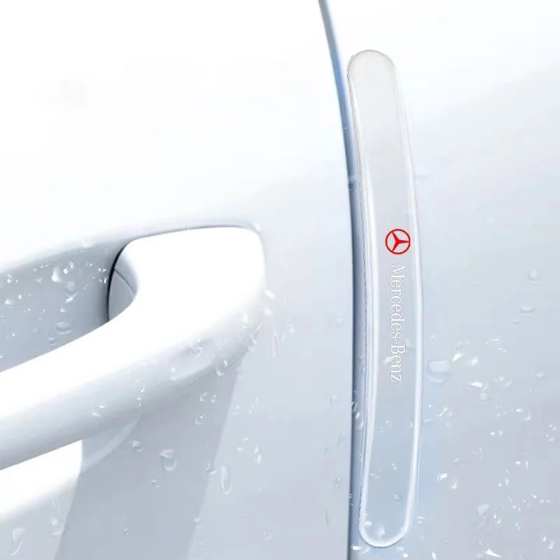 Наклейки на дверные ручки автомобиля для Mercedes Benz A B G Class W251 W203 W205 W210 W212 W221 W222 AMG