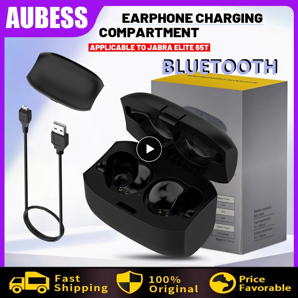 

Replacement Charging Box For Jabra Elite 65t Earphone Wireless Bluetooth-compatible Headset Accessories Charger Case Cradle