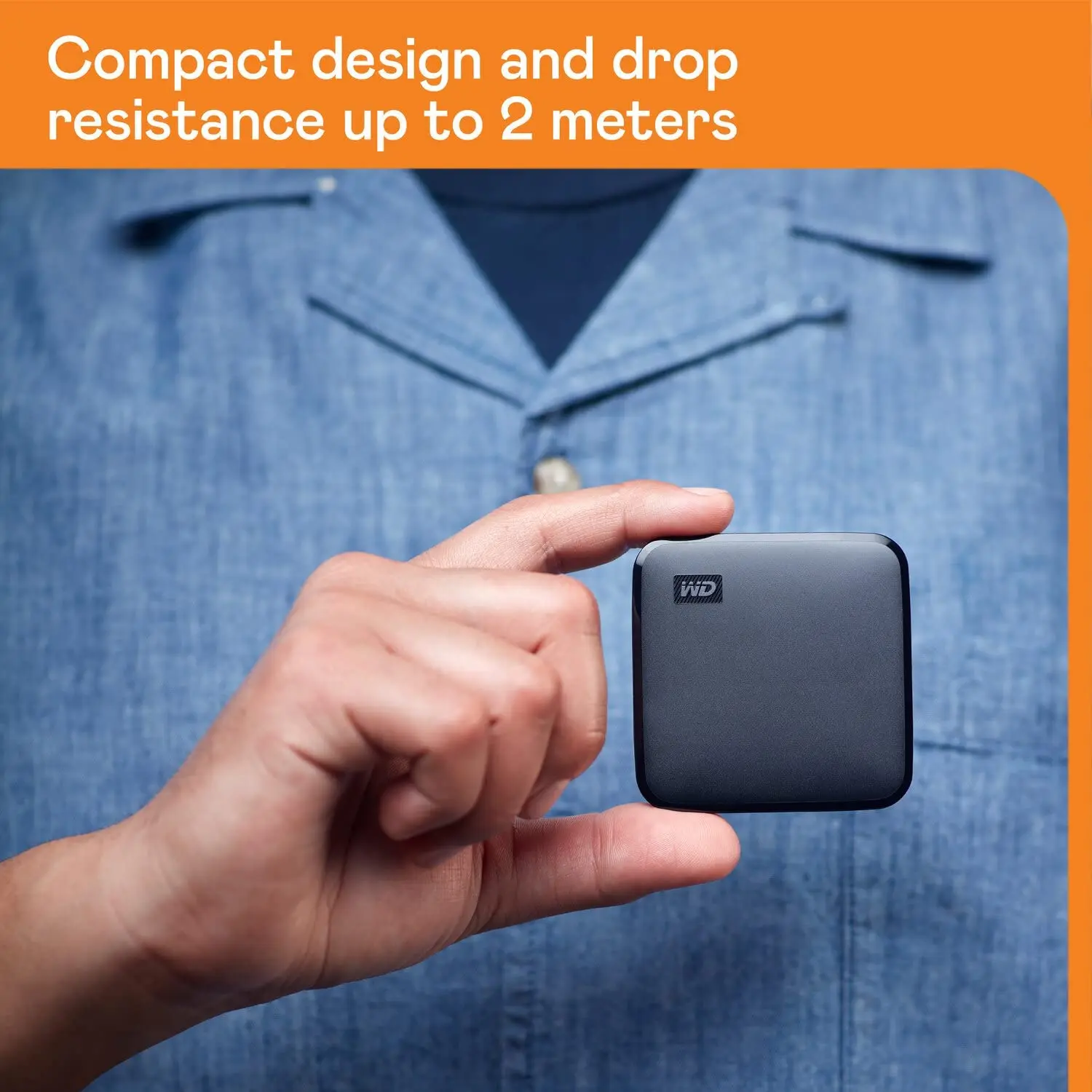 Western Digita WD 2TB 1TB Elements SE Portable Solid State Drive SSD USB 3.0 Reading speed up to 400MB/s Compatible with PC Mac |