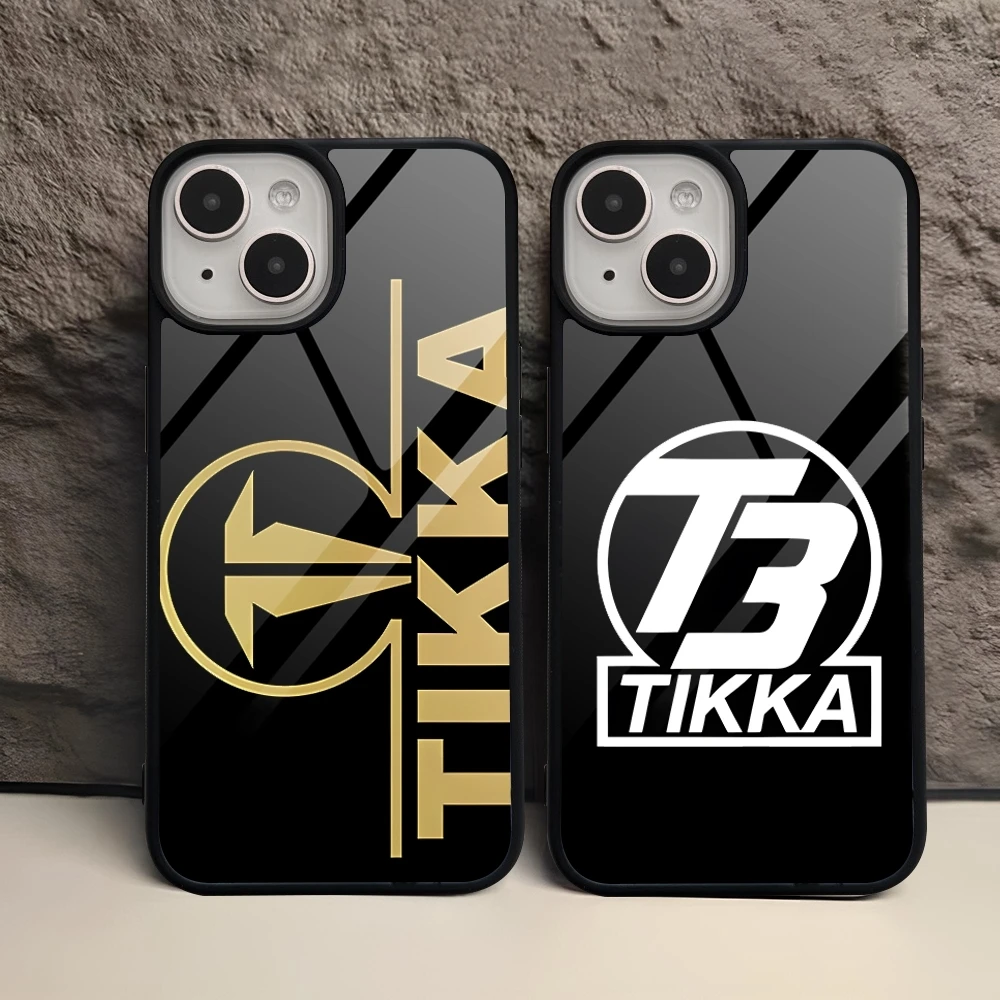 Tikka T3 Logo Phone Case For Iphone 15 Pro Max 14 12 11 13 Mini 16 8 7 Plus X Xs XR PC+TPU Design Back Cover