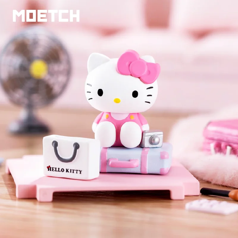 

MOETCH Sanrio серии Хэппи Китти, рандомная детская игрушка, коллекционные фигурки, милый подарок на день рождения, загадочная коробка сюрпризов