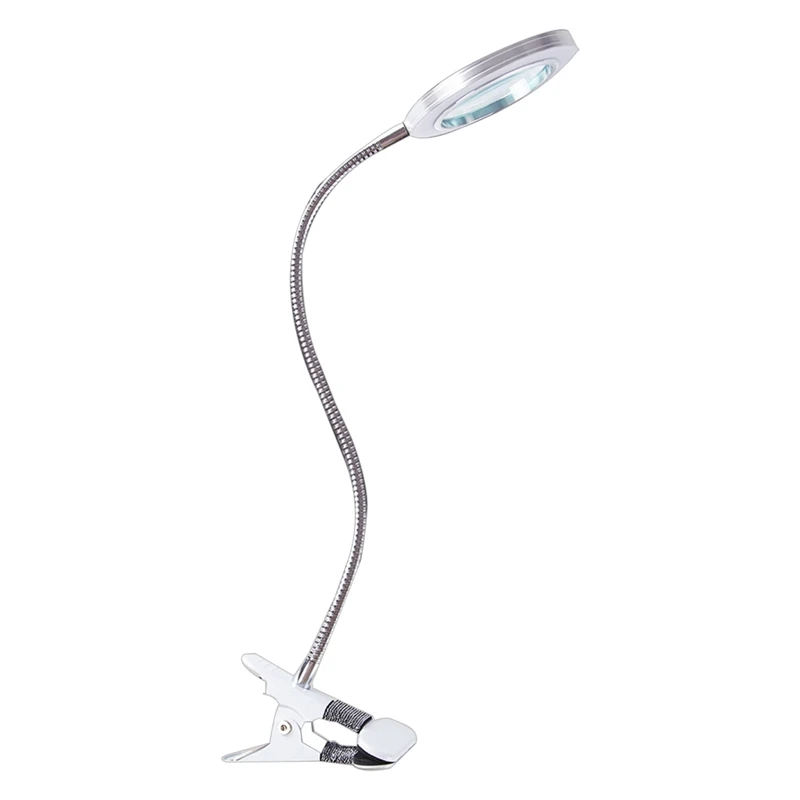 

Multifunctional Shadowless Lamp Magnifying Glass Lamp Clip Desk Lamp For Beauty Makeup Tattoo