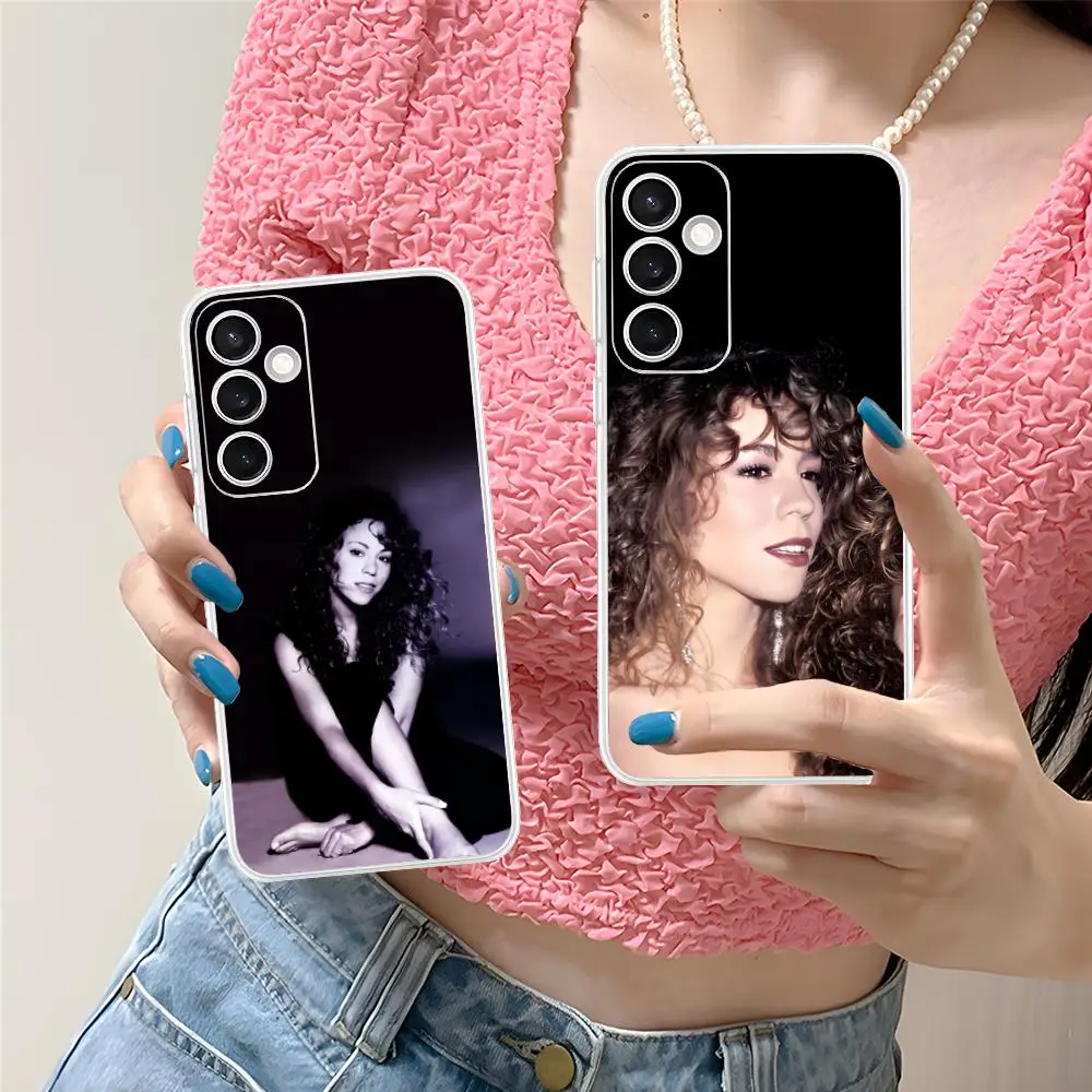 Фото Чехол для телефона Mariah Carey для Samsung Galaxy S25 S24 S23 S22 S21 Plus FE Ultra, мягкий, прозрачный, противоударный, из ТПУ №3