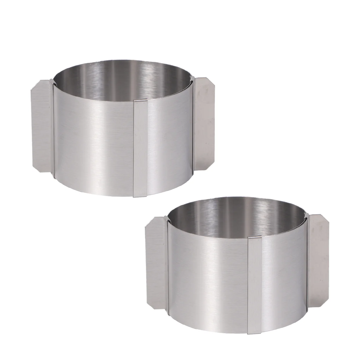 

2 Pcs Lifter Bake Mold Mousse Cake Cheese Its Crackers Small Roasting Pan Biscuits