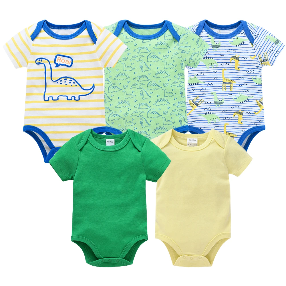 

Honeyzone Unisex Newborn Baby Rompers Clothing 5Pcs/Lot Infant Jumpsuits 100%Cotton Children Clothes ropa de bebe