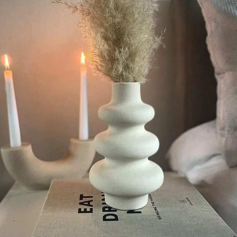 Керамическая креативная Цветочная ваза цветочный горшок в скандинавском стиле