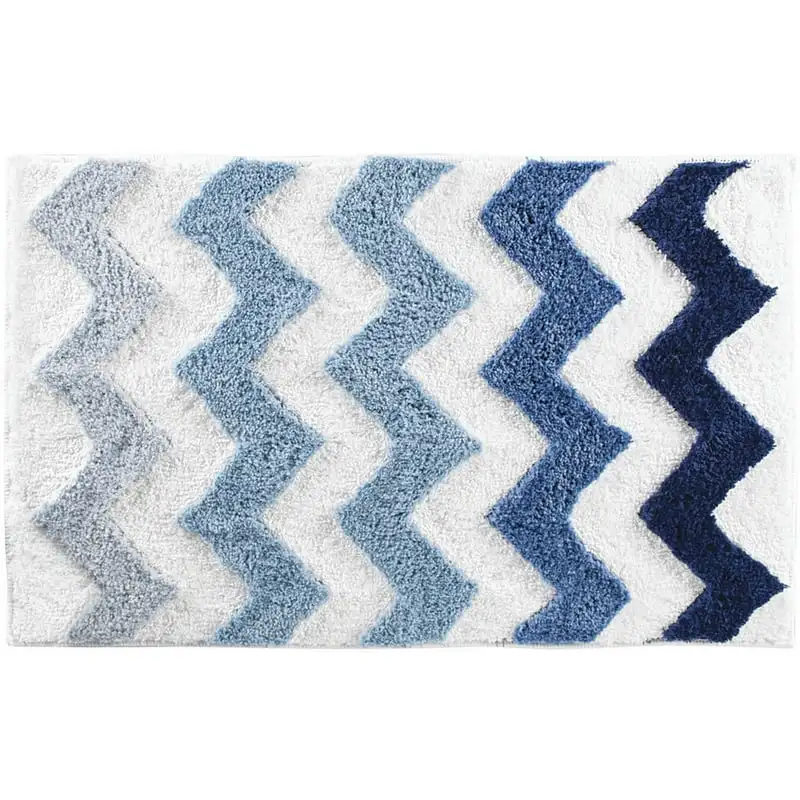 

Chevron Bathroom Shower Rug, 34"x 21"