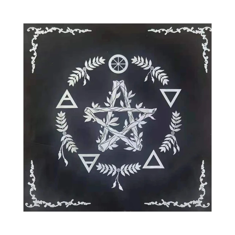 

Square Pendulum Divination Altar Tablecloth Board Game Card Pad Runes Table Altar Cloth Metaphysical Board Game Mat