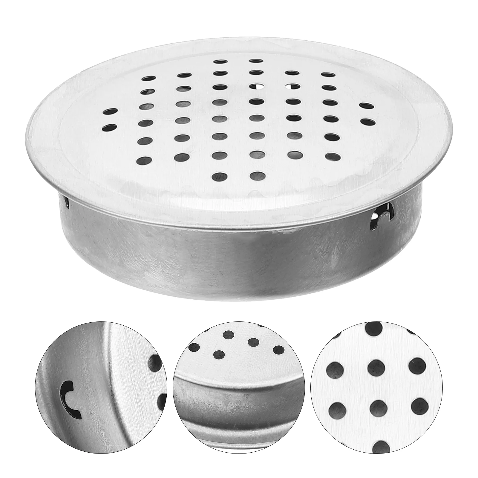 

Vent Air Hole Cabinet Cover Ventilation Outlet Vents Caps Lockshield Replacement Grille Bathroom Soffit Circular Honeycomb