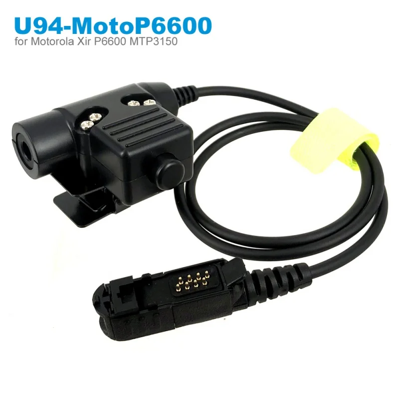 

Новая гарнитура U94 PTT для военной тактической рации Motorola XiR P6600 P6620 DP2400 MTP3250 DEP550 DP2400 MTP3550 MTP3150 Walkie Talkie