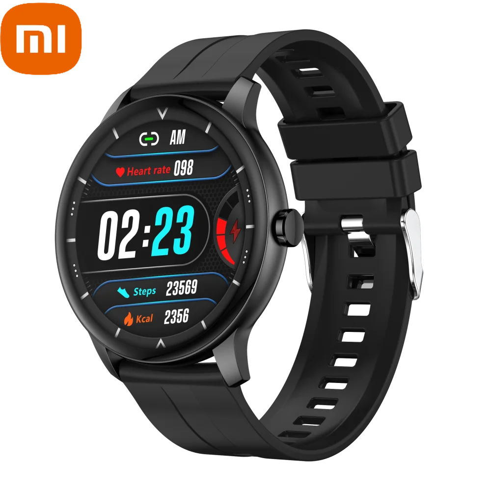 

Смарт-часы Xiaomi мужские водонепроницаемые с Bluetooth и сенсорным циферблатом